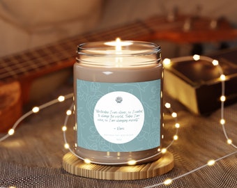 Yesterday I was clever... - Rumi  Scented Candle, 9oz