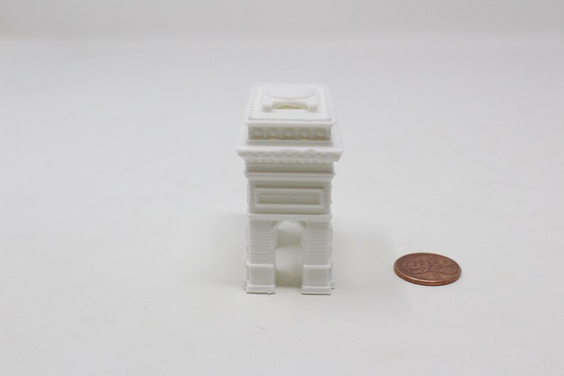 Arc De Triomphe Replica Miniature Building Etsy