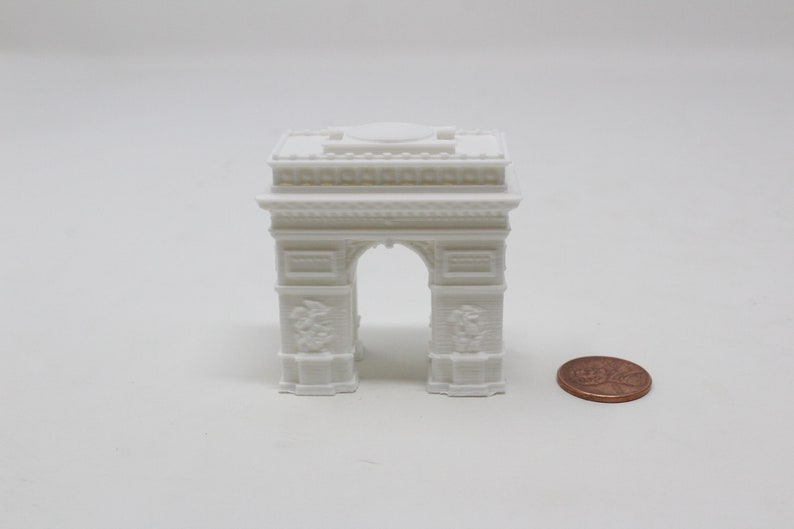 Arc De Triomphe Replica Miniature Building Etsy