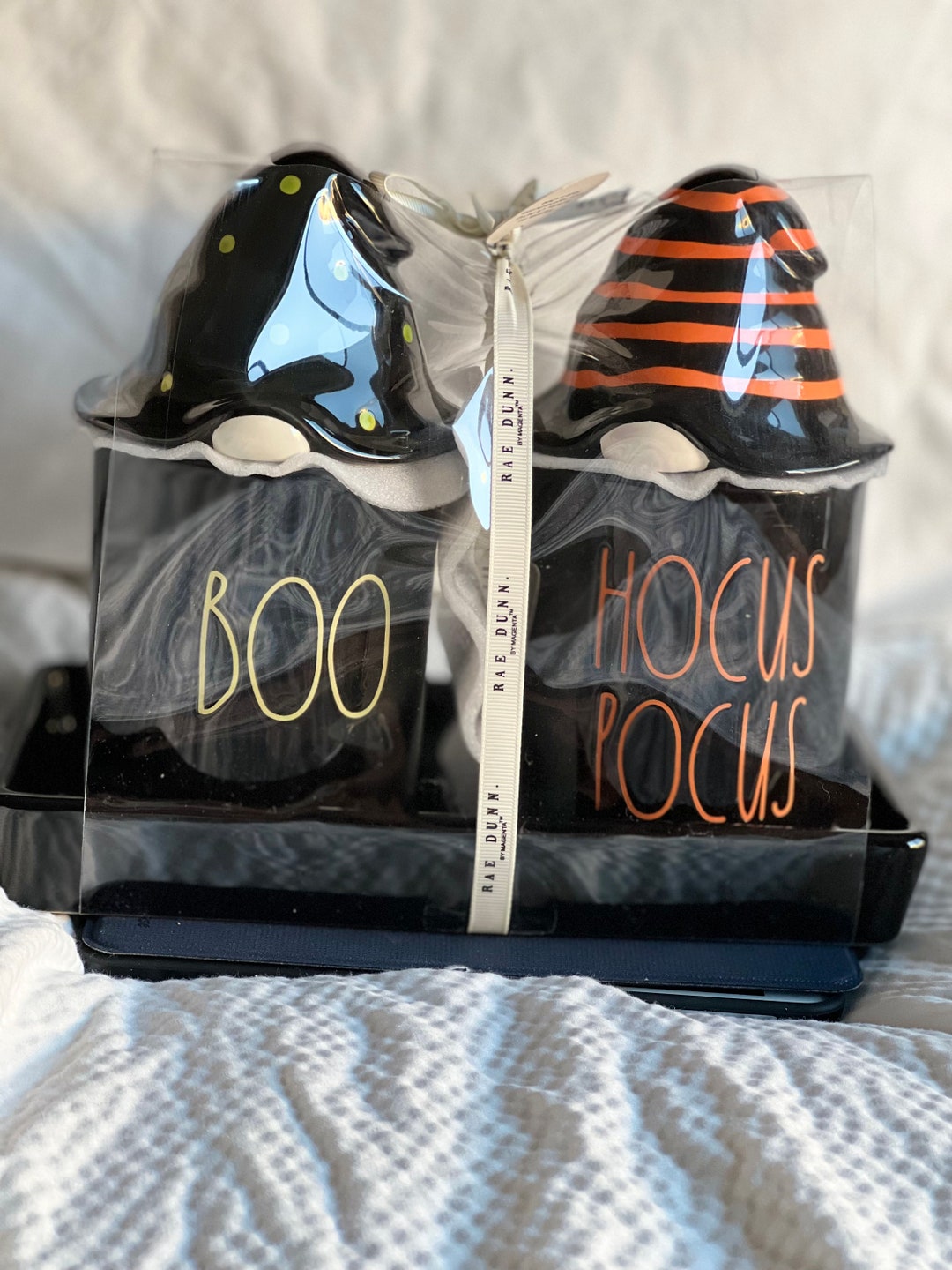 Rae Dunn Boo & Hocus Pocus Gnome Canister Set Etsy