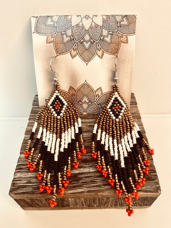 Native American Bead Earrings