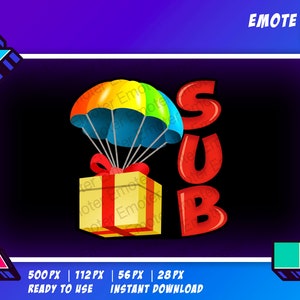 Twitch Emote - Gift Sub - Digital art