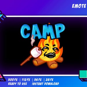 Twitch Emote - Camping - DBD - Arte digital