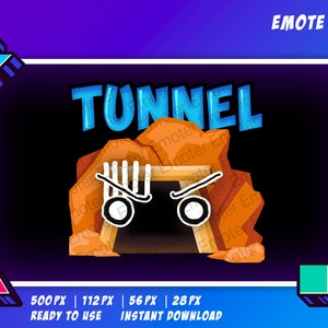 Twitch Emote - Tunnelling - DBD - Digital art