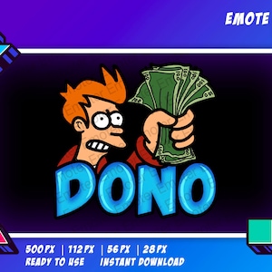 Twitch Emote - Dono - Shut up and take my money - Digital art