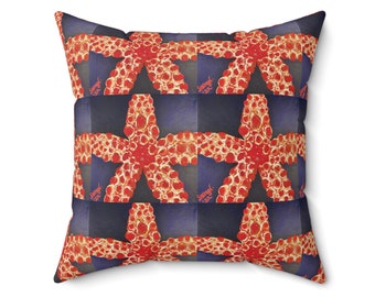 Redtile Starfish Square Pillow