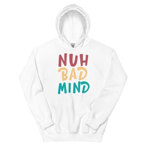 Mens & Womens &quot;Nuh Bad Mind&quot; hoodies from Jamaican reggae artist Leaf of Life