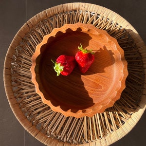 Danish TEAK BOWL, midcentury, scandinavian design, vintage 1960s
