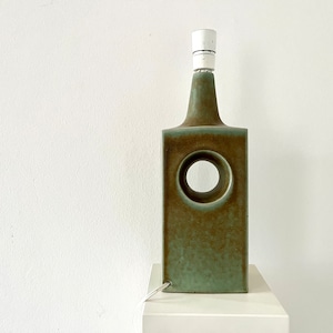 KNABSTRUP ATELIER TABLELAMP large lamp foot stoneware, ceramic, denmark, vintage 1970s