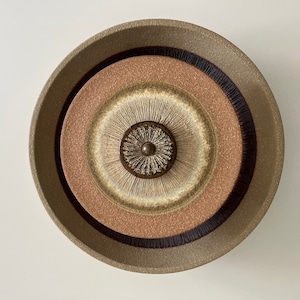 Large! SØHOLM WALL LAMP stoneware/ceramic, Noomi Backhausen, Poul Brandbourg, danish vintage, handmade, ceramic art
