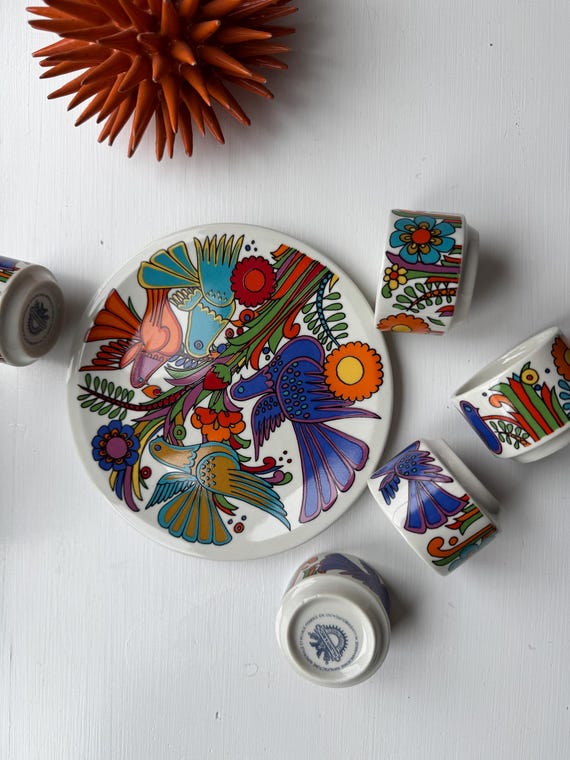 ⟡.· Villeroy & Boch アカプルコ 卵立て3つ⟡.· Villeroy & Boch 
