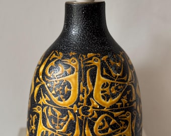 Royal Copenhagen DIANA Stoneware Vase – Nils Thorsson, Fish Motif