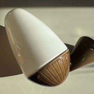 GUNNAR NYLUND / Ifö sweden, wall lamp, wall scone, bathroom lighting, porcelain, swedish vintage 1960s