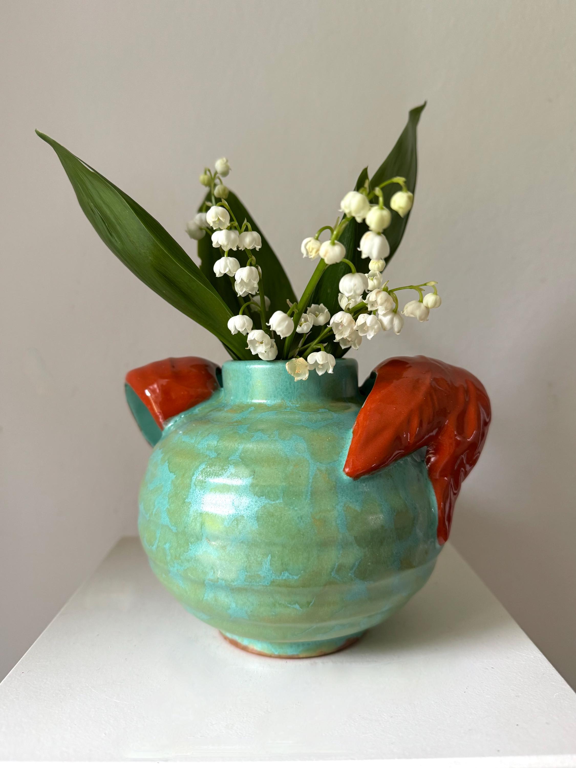 Upsala Ekeby VASE, Anna Lisa Thomson, Vintage Swedish, Handmade