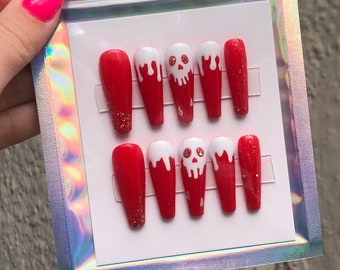 Poison Apple Acrylic Nails