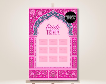 Doli Game Sign Template | Punjabi Wedding Games | Indian Wedding Sign | Editable Canva Template | Instant Download