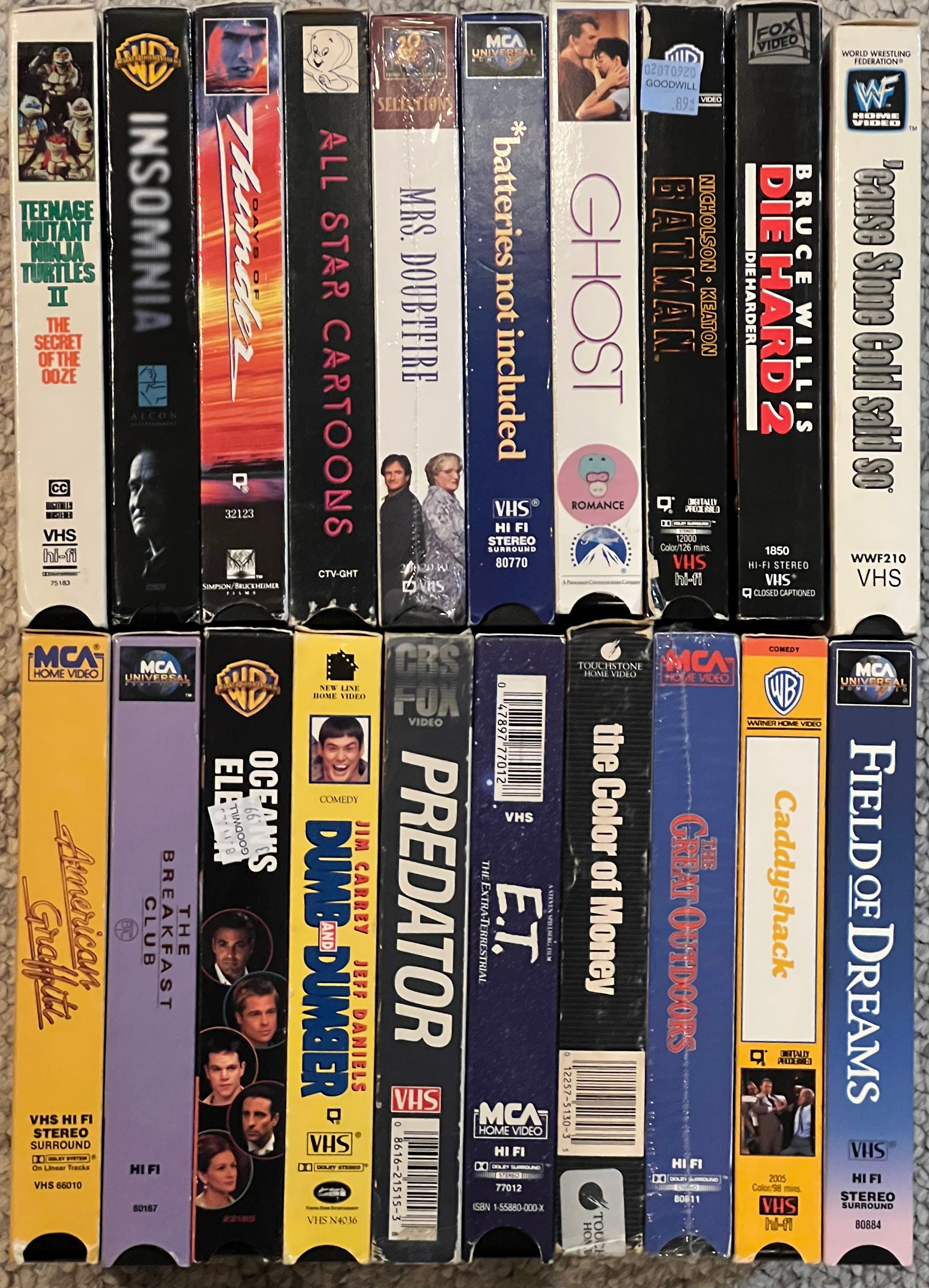 VHS Movies / VHS Tapes Etsy UK