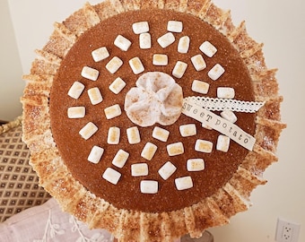 Faux Sweet Potato Pie: Fall Wreath Attachment