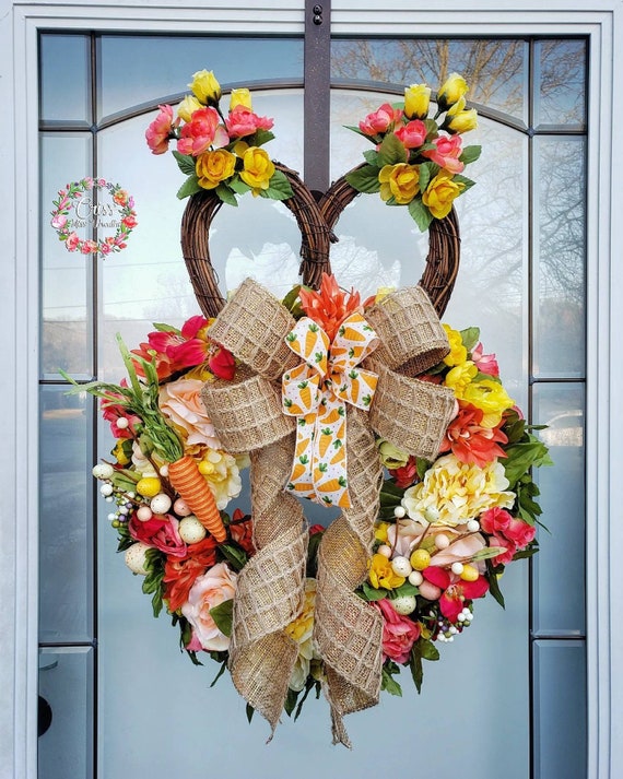 Spring Wreaths: 30+ DIY ideas from Easter, succulent, flower and