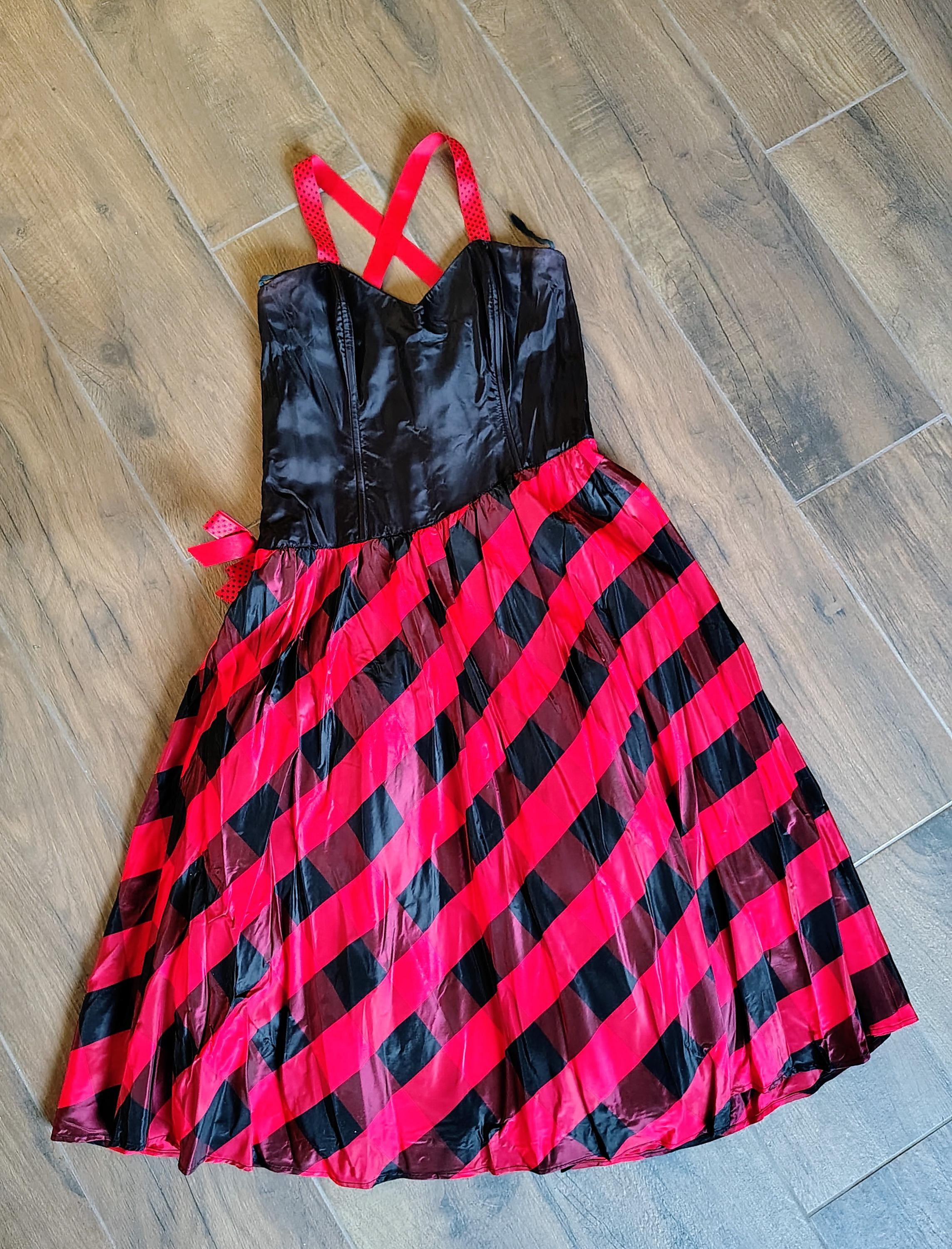 Red Plaid Prom Dress - Etsy