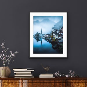 Österreichisches Dorf Hallstatt, Austria, Österreich, Alpen, Bayern, Deutschland, Deutsche, Home decor.