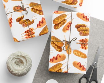 Corn Dog Wrapping Paper (Glossy)
