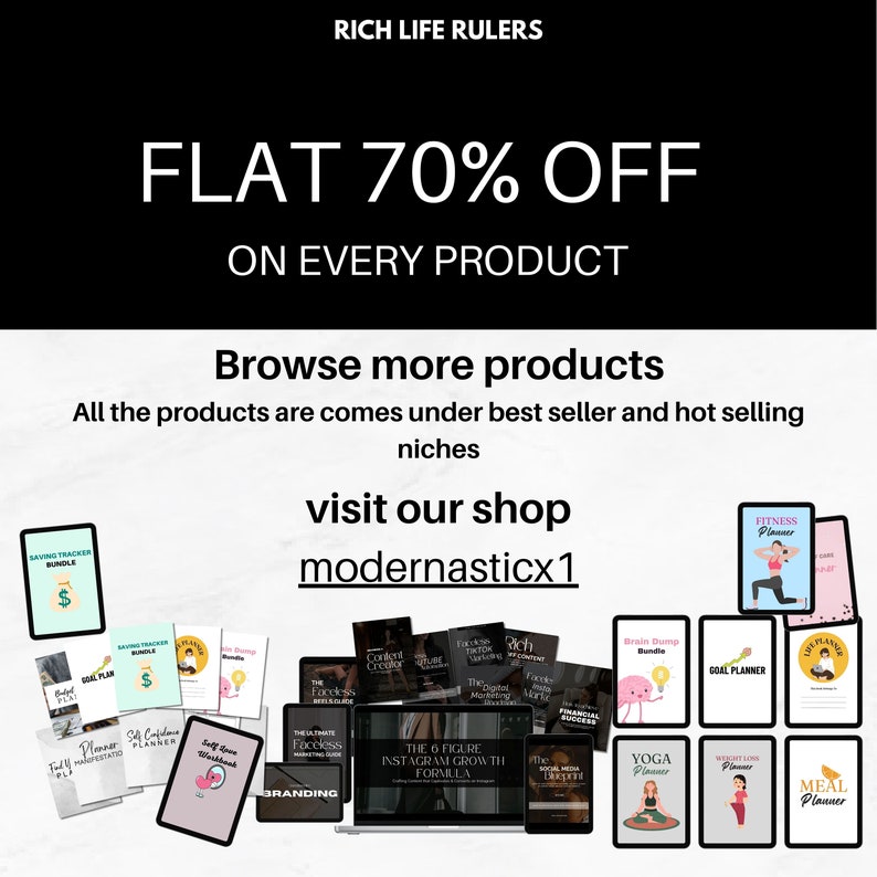 2000+ Canva Planners MRR PLR Bundle Ebook Editable Trackers and Journals w/ Private Label Rights & Master Resell Rights DFY eBooks Resell