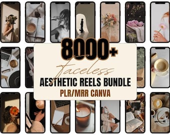 8000+ Spulen Bündel | Canva Vorlagen, PLR & MRR (Digitaler Download)