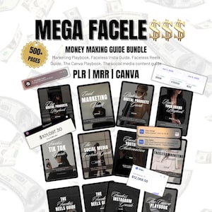 Faceless Digital Marketing MRR PLR Bundle: 12 Ready-to-Sell Products