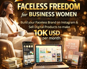 Passive Income PLR MRR Bundle: Faceless Freedom, Resell Rights