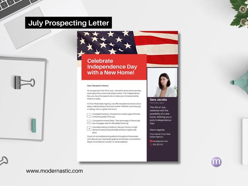 fourth of july real estate door knocking