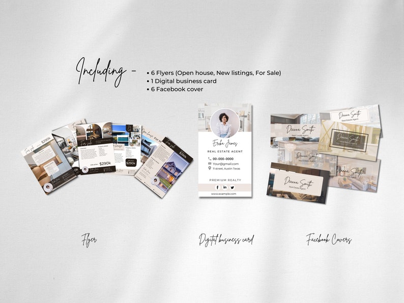 Real Estate Marketing Templates Real Estate Template Bundle Canva