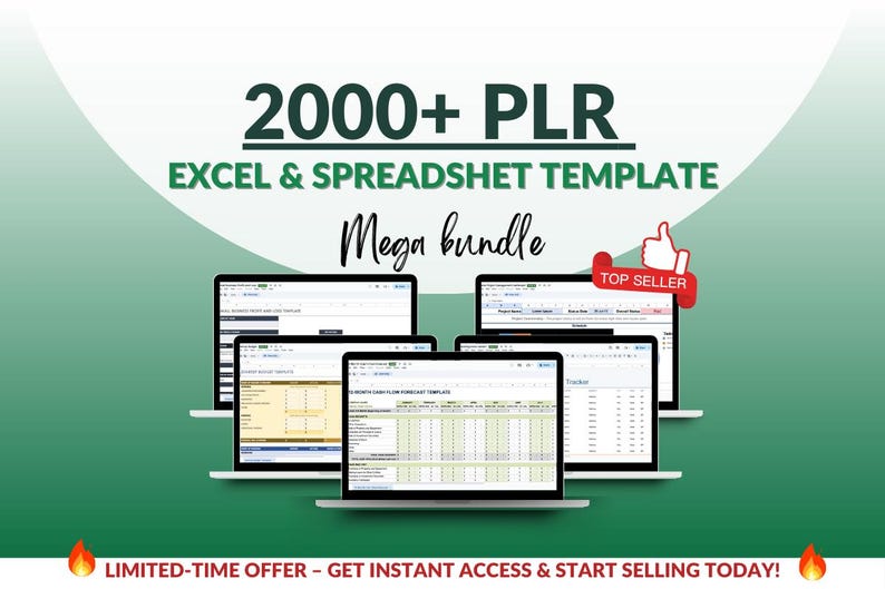 2000+ Spreadsheet Templates: Business, Finance, Productivity Excel ...