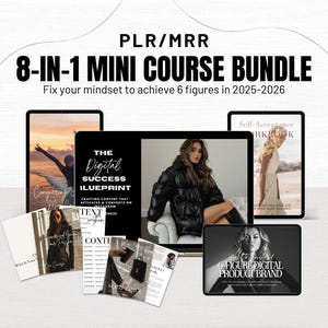 MRR PLR Course Bundle: Digital Marketing, Wealth Building (Digital Download)