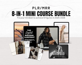 MRR PLR Course Bundle: Digital Marketing, Wealth Building (Digital Download)