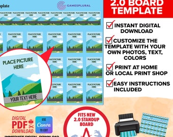 Editable Template 2.0 Guessing Game | Digital Download | Custom Template | Party Game | Wedding Gift | Bachelorette Gift | Family | Gift