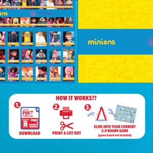 Minions 2.0 Guessing Game | Digital Download | Minion Themed Player ...