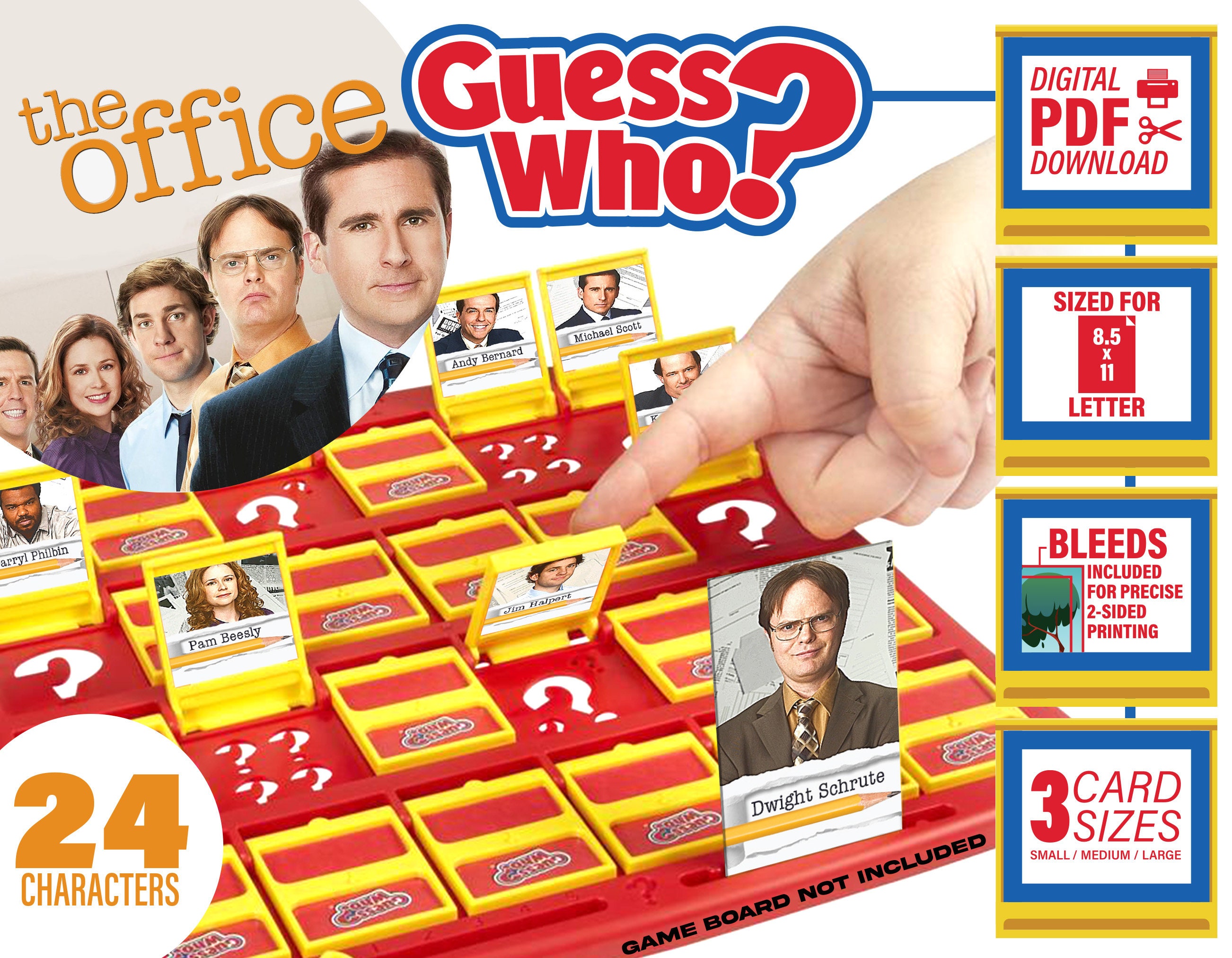 The Office Guess Who Board Game (Printable Template) | atelier-yuwa.ciao.jp