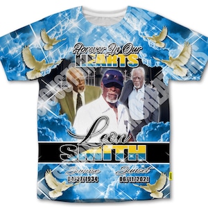Custom 3D Memorial Sublimation T-Shirt