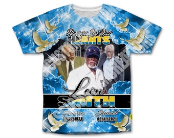 Custom 3D Memorial Sublimation T-Shirt