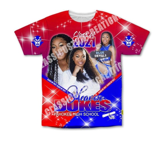 Camisetas personalizadas de graduacion de sublimacion 3D Etsy Espana