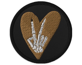 Patch brodé Peace & Love