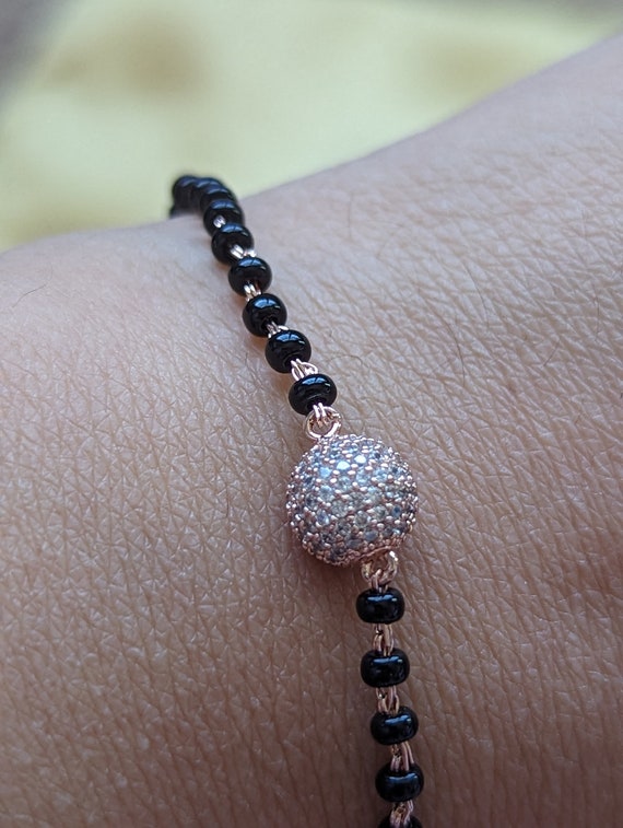 Shop Anaisha Diamond Mangalsutra Bracelet Online | CaratLane US