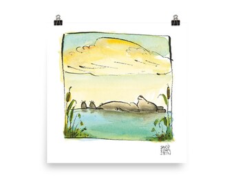 Honey "Floating" Poster (unframed)