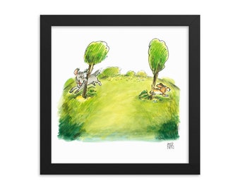 Murray "Chase Me!" Framed Poster