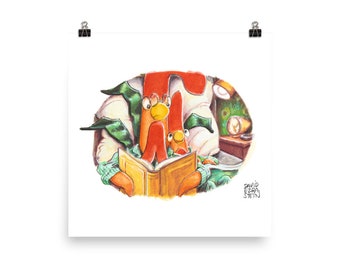 Interrupting Chicken &quot;Don&#39;t Let Me Stop You!&quot; Unframed Poster