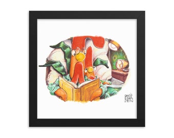 Interrupting Chicken &quot;Don&#39;t Let Me Stop You!&quot; Framed Poster
