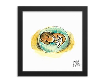 Murray "Murray's Bed" Framed Poster