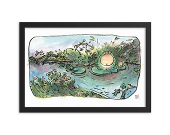 Tad and Dad "Singing Together" framed poster