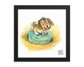 Murray "Wagging" Framed Poster